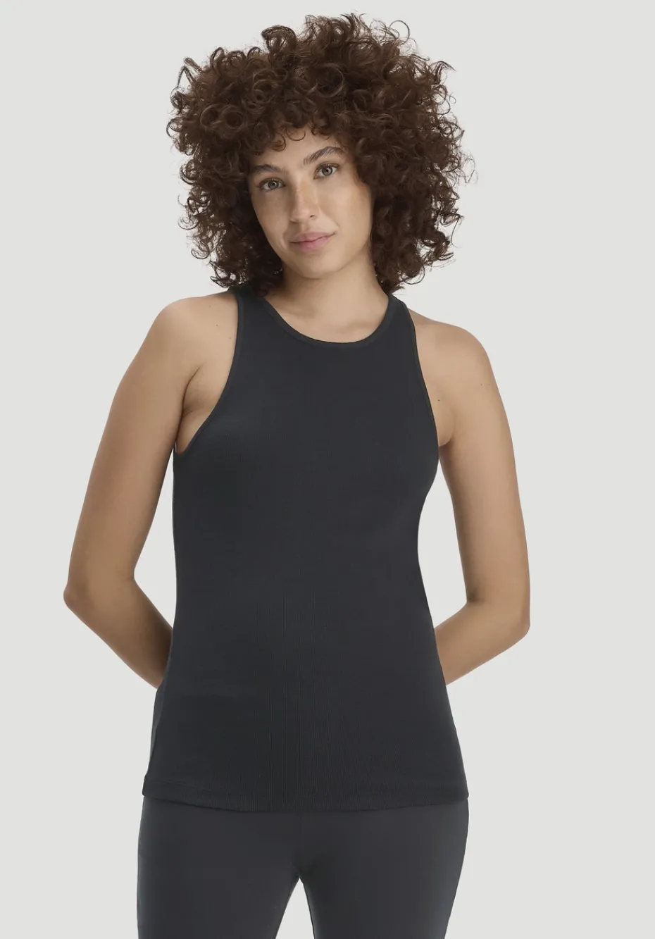 hessnatur High-Neck Ribtop SOFT RIB aus Bio-Baumwolle von schwarz Sale