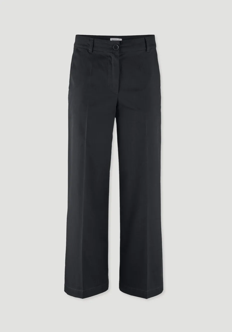 hessnatur Hose Culotte Regular aus Bio-Baumwolle von schwarz Best
