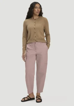 hessnatur Hose Soft Utility Cargo Relaxed aus Bio-Baumwolle von rosé Sale