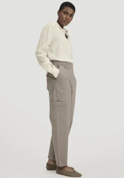 hessnatur Hose Soft Utility Cargo Relaxed aus Bio-Baumwolle von beige New
