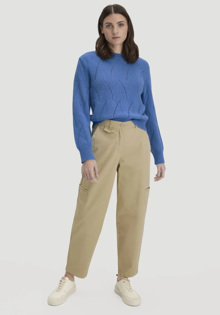 hessnatur Hose Soft Utility Cargo Relaxed aus Bio-Baumwolle von goldsand Online
