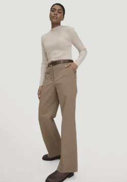 hessnatur Hose Straight Leg Relaxed aus Bio-Baumwolle von camel Sale