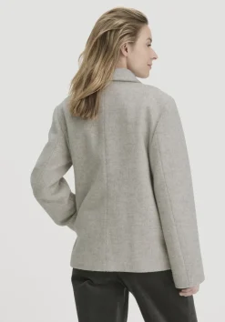 hessnatur Jacke Deichschaf Regular aus regionaler Schurwolle von naturgrau Outlet