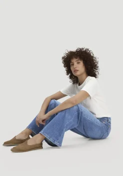 hessnatur Jeans ALVA Wide Leg aus Bio-Denim von dark blue Outlet