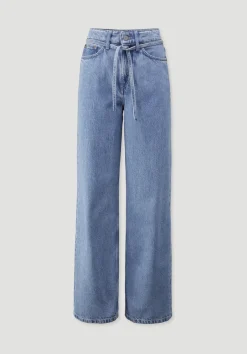 hessnatur Jeans ALVA Wide Leg Soft aus Bio-Baumwolle mit TENCEL™ Lyocell von light blue Online