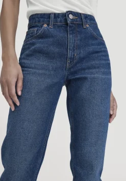 hessnatur Jeans HANNA Mom High Rise aus reinem Bio-Denim von dark blue Clearance