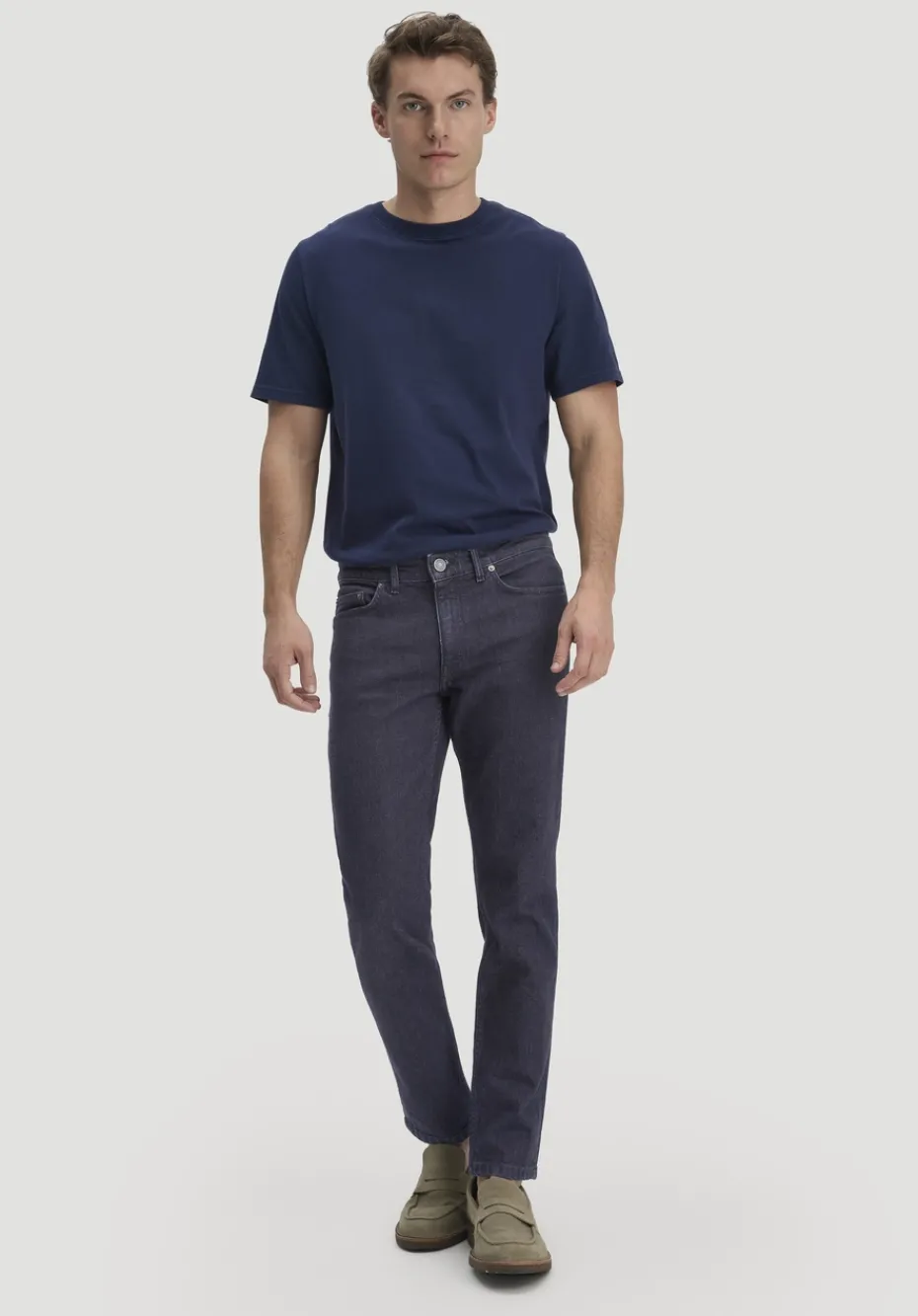 hessnatur Jeans JASPER Slim aus Bio-Denim von pure blue Outlet