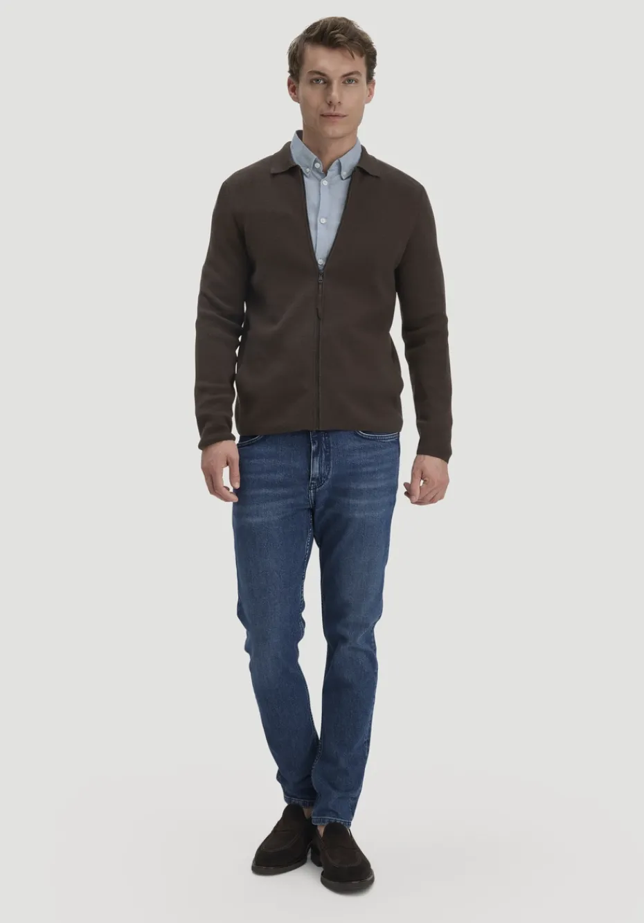 hessnatur Jeans JASPER Slim aus Bio-Denim von dark blue