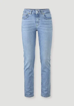 hessnatur Jeans LEA Mid Rise Slim aus Bio-Denim von light blue Outlet