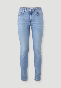 hessnatur Jeans LINA Mid Rise Skinny aus Bio-Denim von light blue