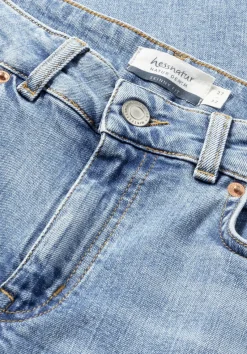 hessnatur Jeans LINA Mid Rise Skinny aus Bio-Denim von light blue