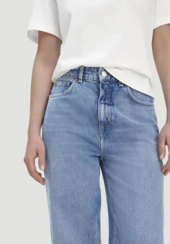 hessnatur Jeans NIVA Tapered Leg aus reiner Bio-Baumwolle von medium blue
