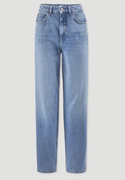 hessnatur Jeans NIVA Tapered Leg aus reiner Bio-Baumwolle von medium blue