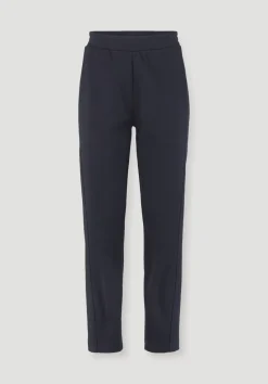hessnatur Jersey Hose Regular aus Bio-Baumwolle von marine Sale