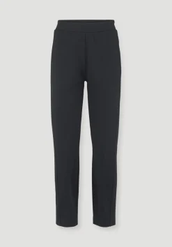 hessnatur Jersey Hose Regular aus Bio-Baumwolle von schwarz Discount