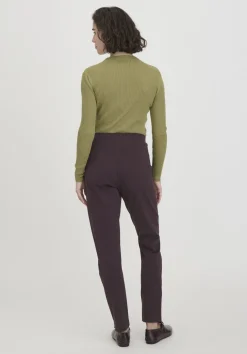 hessnatur Jersey Hose Regular aus Bio-Baumwolle von schwarzbeere Best