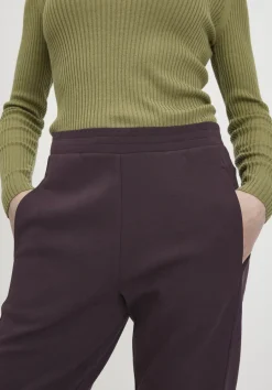 hessnatur Jersey Hose Regular aus Bio-Baumwolle von schwarzbeere Best