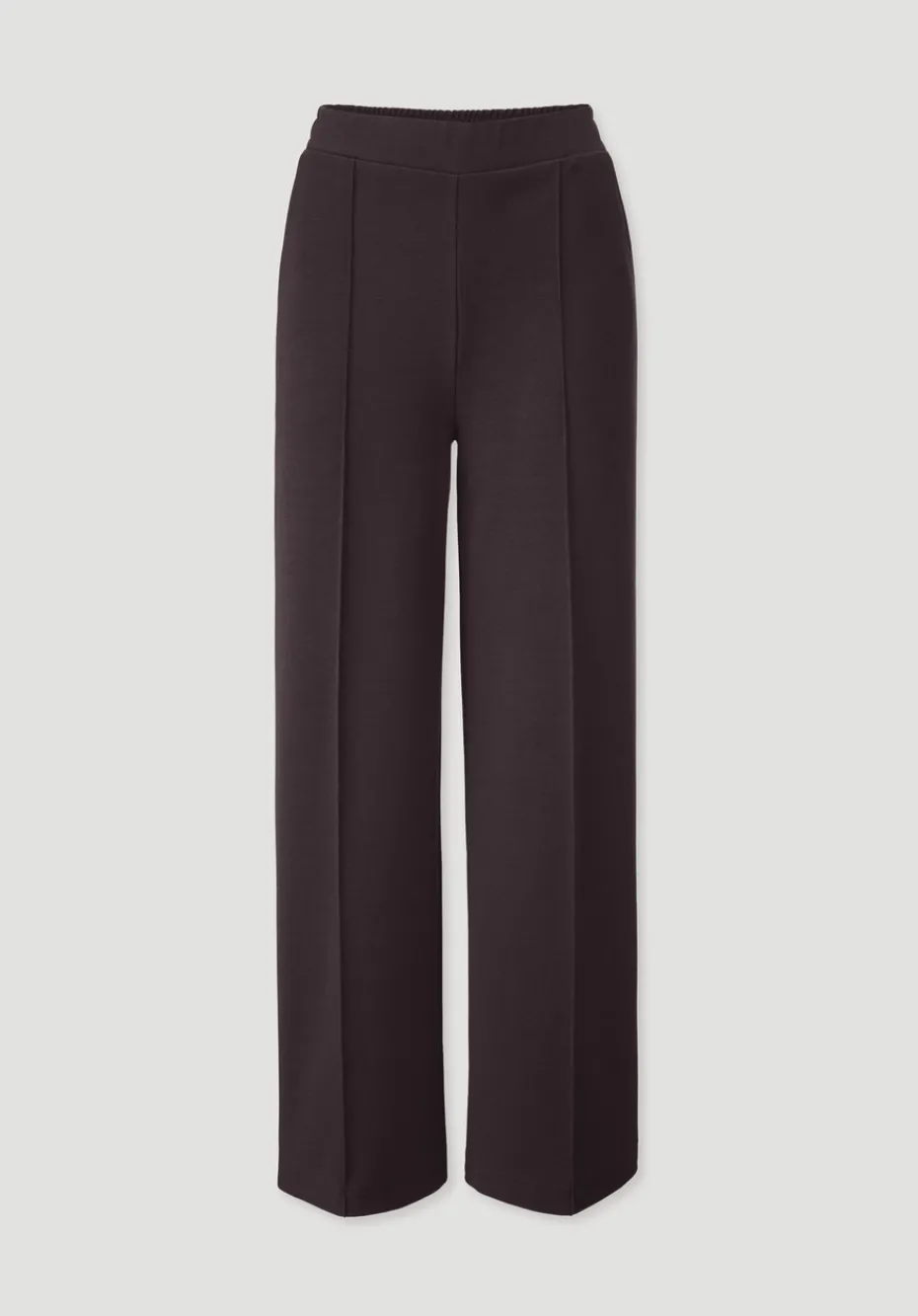 hessnatur Jersey Hose Wide Leg Relaxed aus Bio-Baumwolle von schwarzbeere Hot