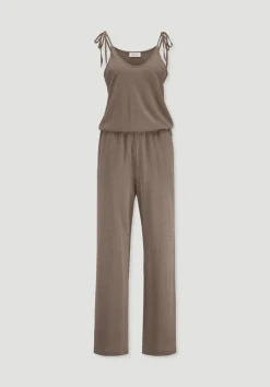 hessnatur Jersey Jumpsuit Relaxed aus Leinen und Bio-Baumwolle von mocca New