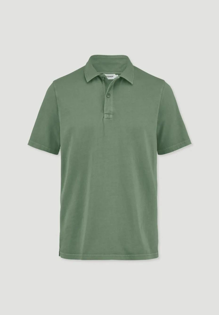 hessnatur Jersey Polo Regular aus reiner Bio-Baumwolle von efeugrün Discount