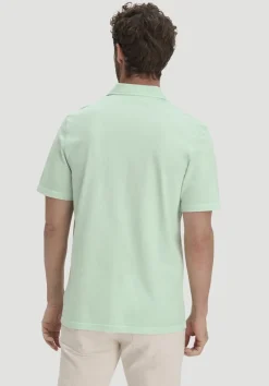 hessnatur Jersey Polo Regular aus reiner Bio-Baumwolle von pastellmint Sale