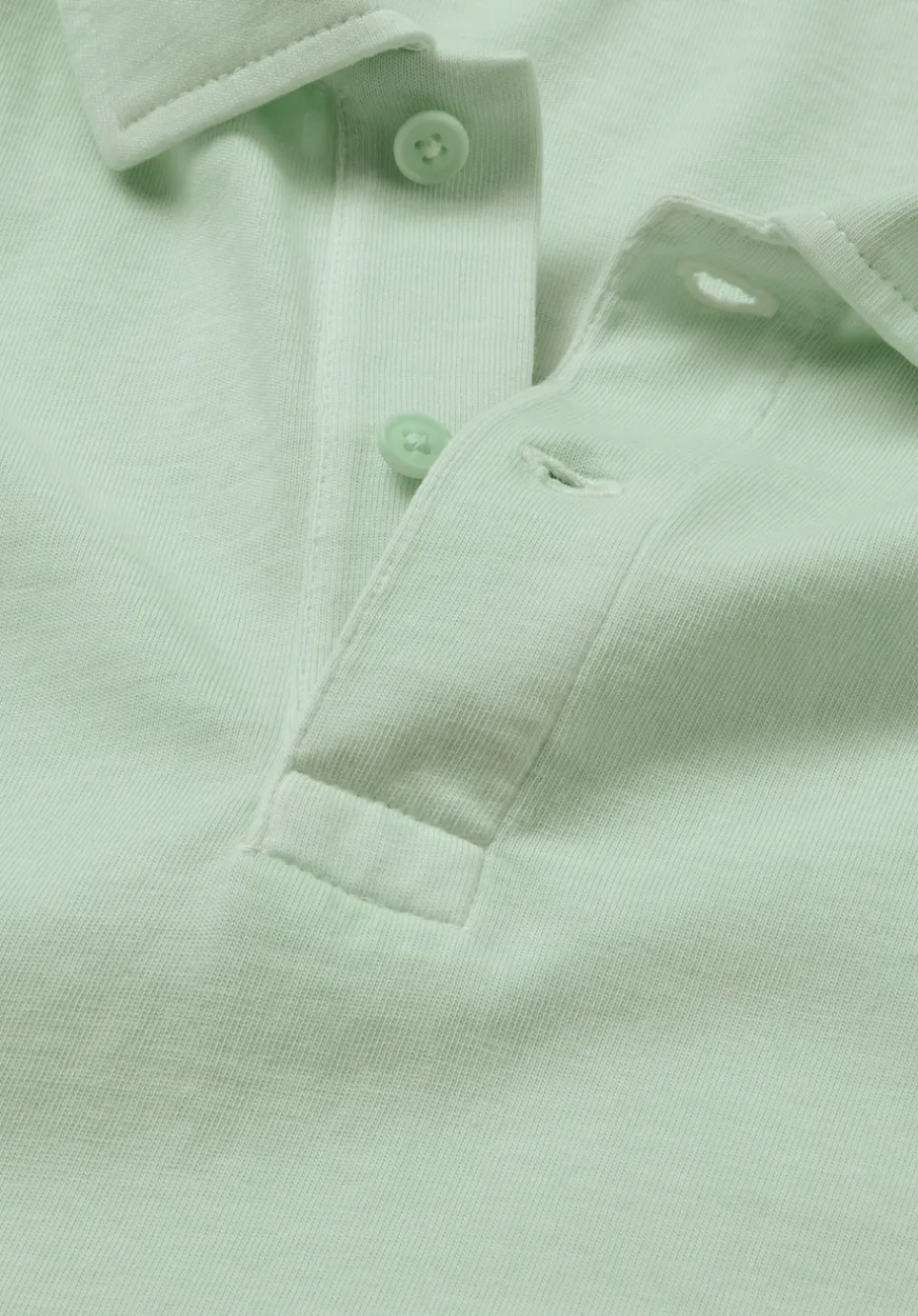 hessnatur Jersey Polo Regular aus reiner Bio-Baumwolle von pastellmint Sale
