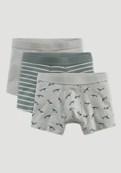 hessnatur Jungen Pants Regular Cut im 3er-Pack aus Bio-Baumwolle von atlantikblau Discount