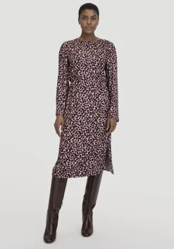 hessnatur Kleid Kniebedeckend Regular aus LENZING™ ECOVERO™ Satin von rosé