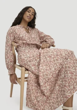 hessnatur Kleid mit Taillierung Maxi aus reiner Bio-Baumwolle von cocos Online