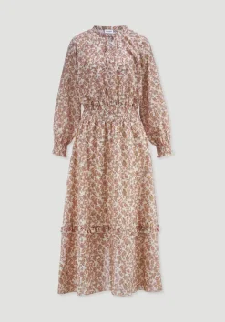 hessnatur Kleid mit Taillierung Maxi aus reiner Bio-Baumwolle von cocos Online