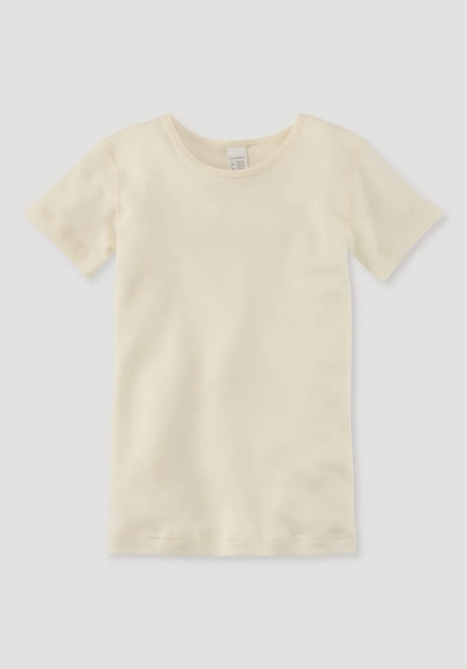 hessnatur Kurzarmshirt aus Bio-Baumwolle mit Bio-Merinowolle und Seide von natur Clearance