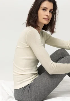 hessnatur Langarmshirt SILK & WARM TOUCH mit Bio-Merinowolle und Seide von natur Sale
