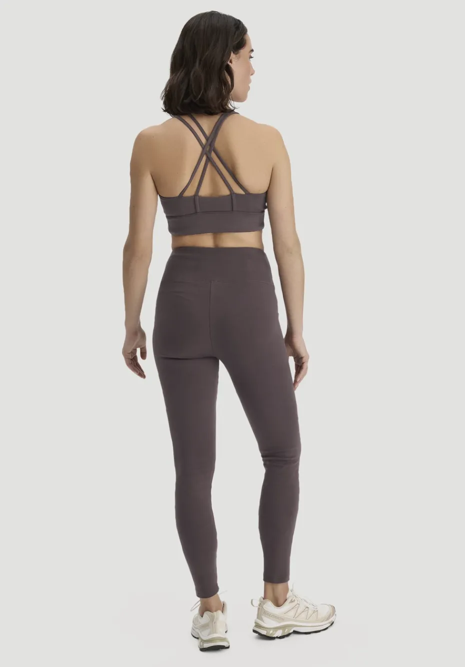 hessnatur Leggings High Waist ACTIVE COMFORT aus Bio-Baumwolle von mauvebraun Online
