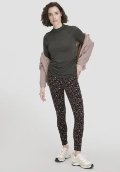 hessnatur Leggings Medium Cut ACTIVE LIGHT aus Bio-Baumwolle von tannengrün Clearance