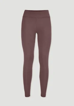 hessnatur Leggings Medium Cut ACTIVE LIGHT aus Bio-Baumwolle von rosébraun New