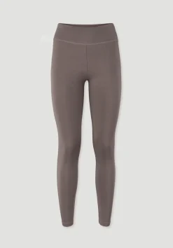 hessnatur Leggings Medium Cut ACTIVE LIGHT aus Bio-Baumwolle von dunkles mauve Best
