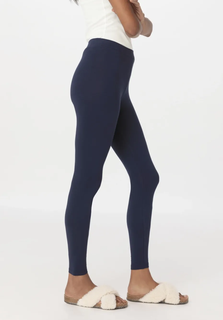 hessnatur Leggings PURE BALANCE aus Bio-Baumwolle und TENCEL™ Modal von dunkelblau Outlet