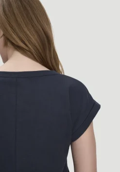 hessnatur Light Slub T-Shirt Relaxed aus reiner Bio-Baumwolle von marine Outlet