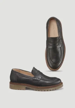 hessnatur Loafer aus chromfrei gegerbtem Leder von mokka Best