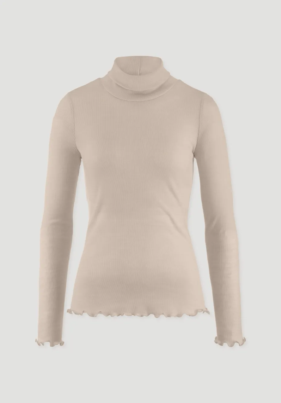 hessnatur Longsleeve mit Rollkragen WARM TOUCH aus Bio-Merinowolle und TENCEL™ Lyocell von düne Discount