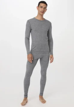 hessnatur Longsleeve PURE FUNCTION mit Bio-Merinowolle und Seide von anthrazit Outlet