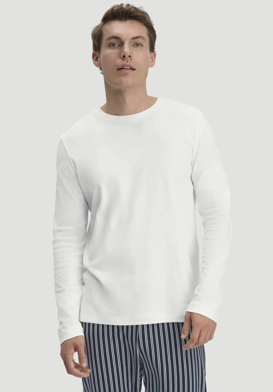 hessnatur Longsleeve PURE NATURE aus reiner Bio-Baumwolle von naturweiss Best