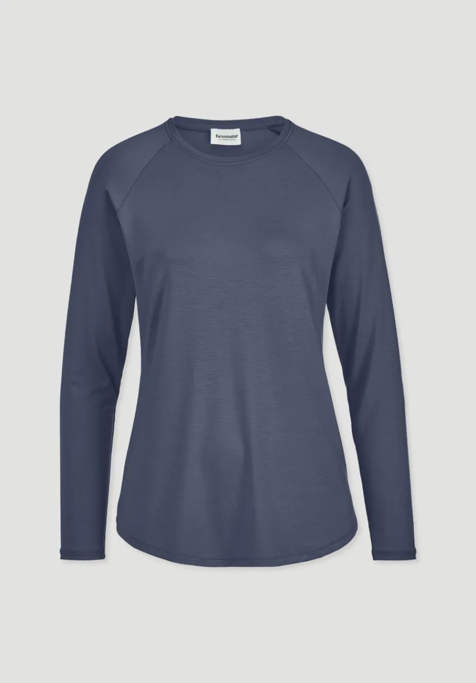hessnatur Longsleeve Regular ACTIVE COMFORT aus TENCEL™ Lyocell von mitternachtsblau