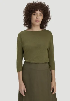 hessnatur Longsleeve Relaxed aus Leinen mit reiner Bio-Baumwolle von goldoliv Discount