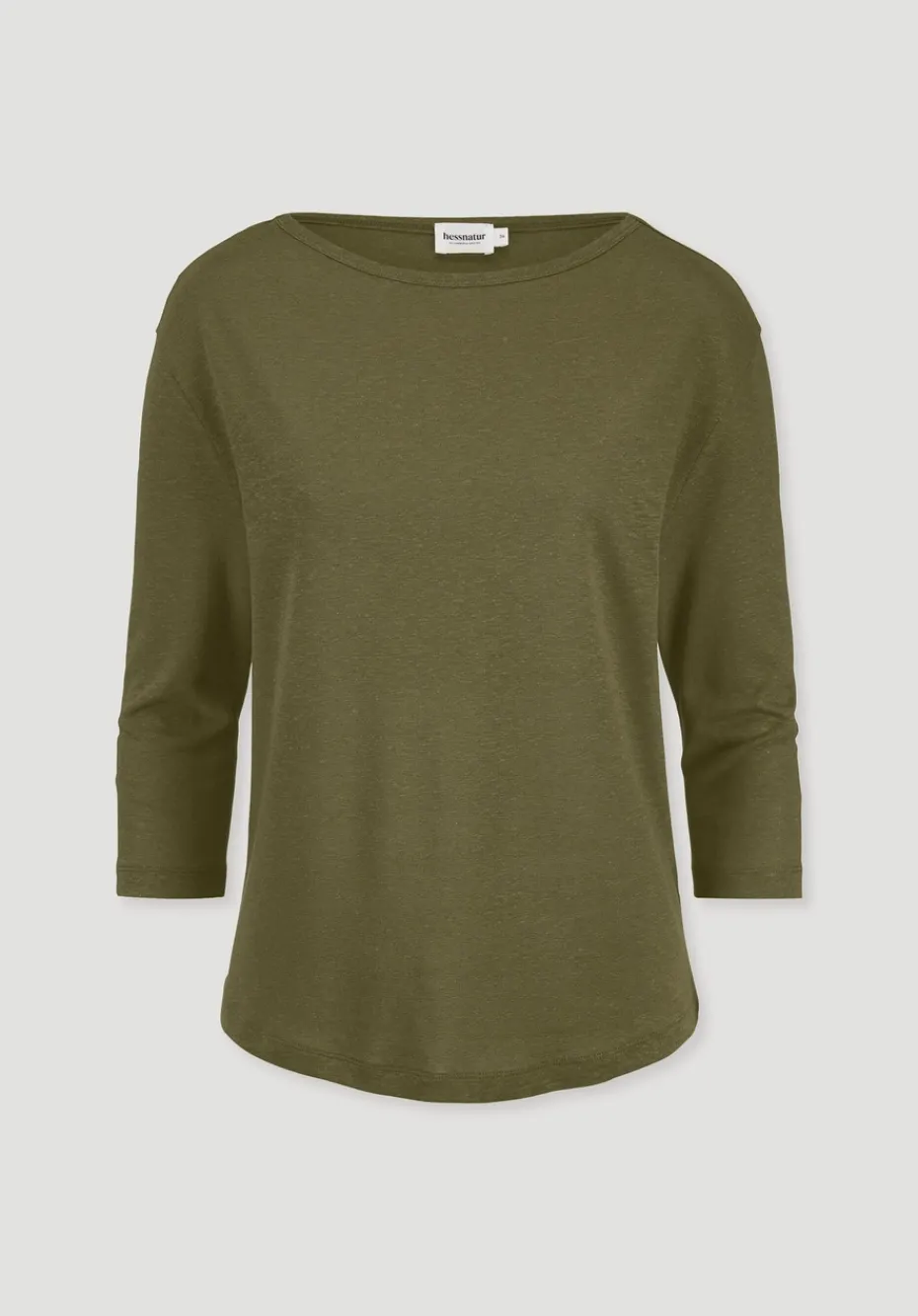 hessnatur Longsleeve Relaxed aus Leinen mit reiner Bio-Baumwolle von goldoliv Discount