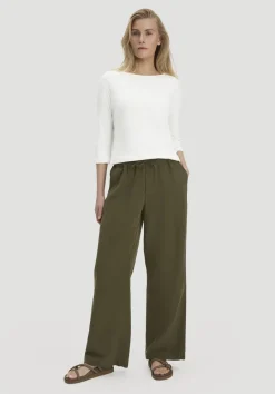 hessnatur Longsleeve Relaxed aus Leinen mit reiner Bio-Baumwolle von naturweiss Discount