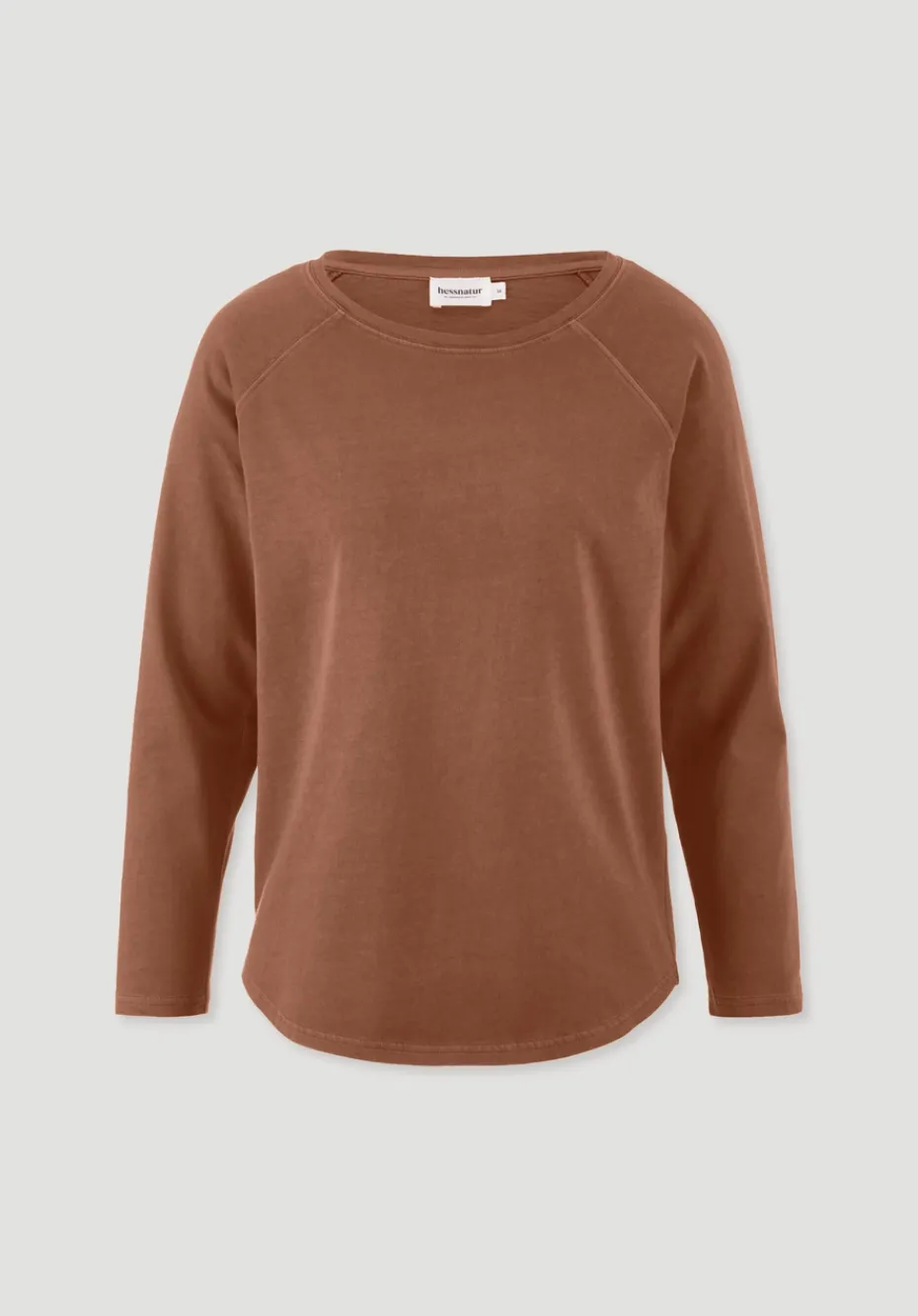 hessnatur Longsleeve Relaxed aus reiner Bio-Baumwolle von rost New