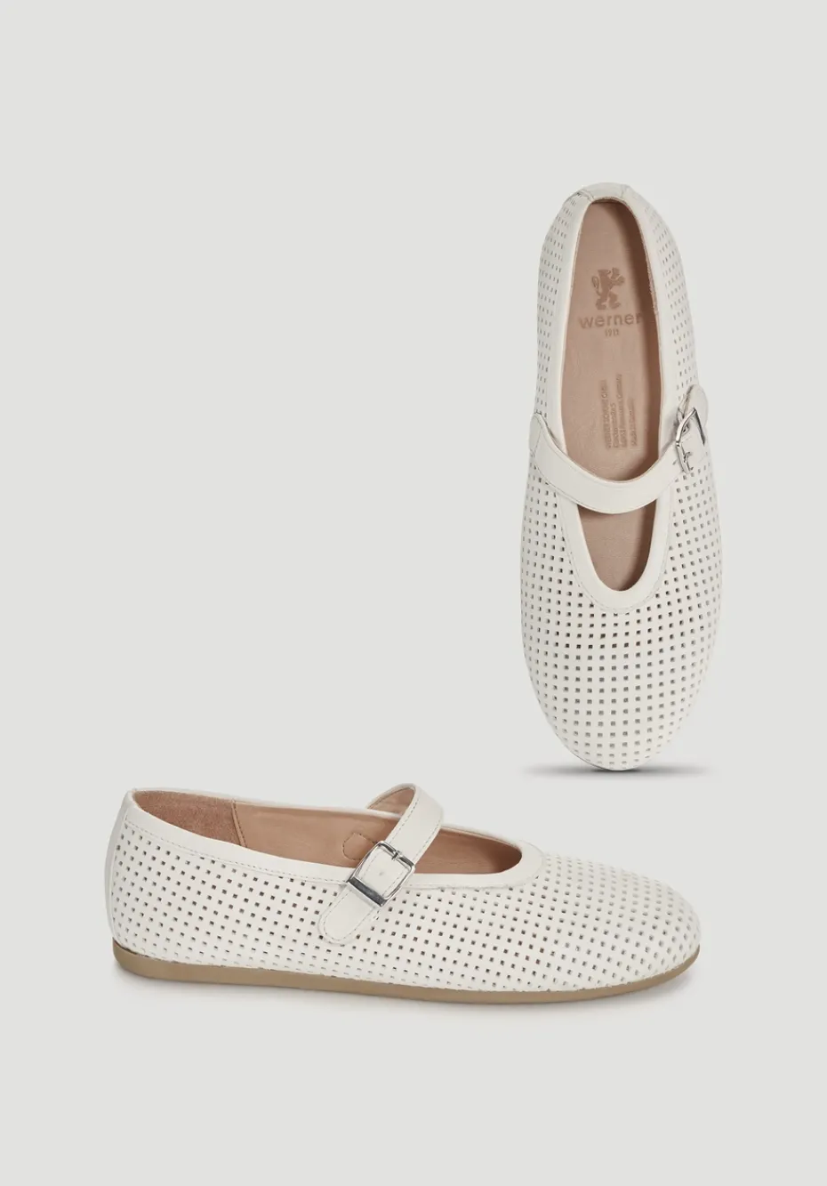 hessnatur Mary Jane Ballerina aus Nappaleder von naturweiss Online