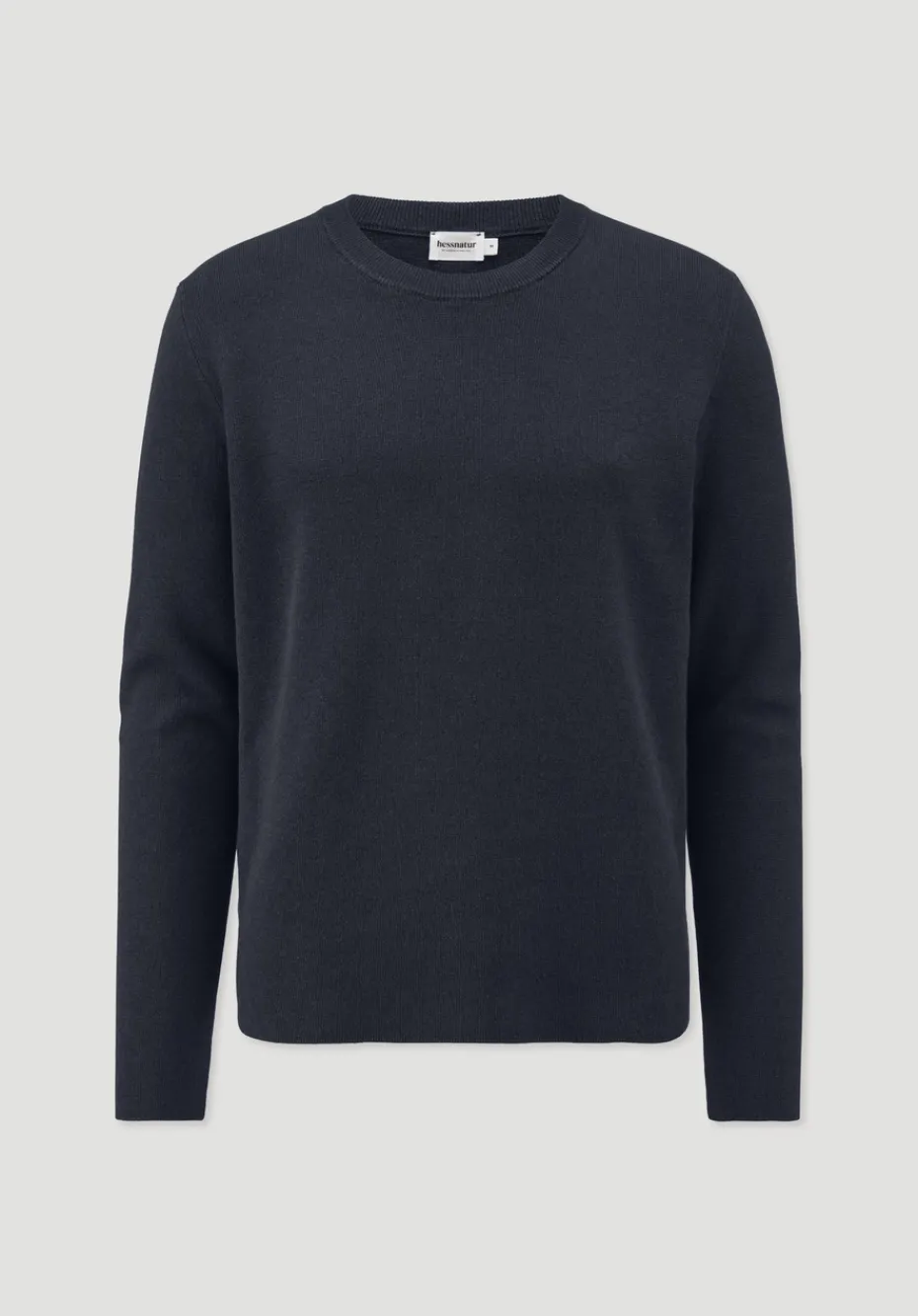 hessnatur Milano Strick Pullover Regular aus Leinen mit Bio-Baumwolle und LENZING™ ECOVERO™ Viskose von marine Best