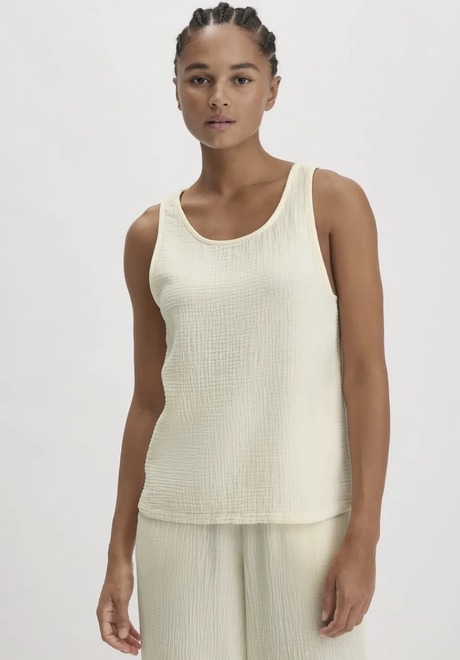 hessnatur Musselin Top PURE COMFORT aus reiner Bio-Baumwolle von natur Discount
